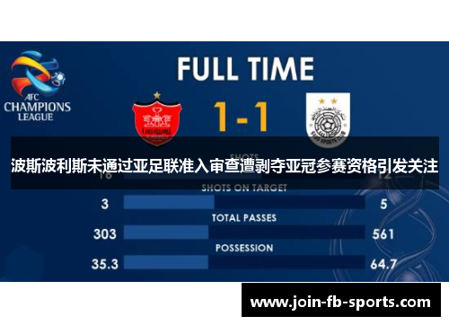 波斯波利斯未通过亚足联准入审查遭剥夺亚冠参赛资格引发关注